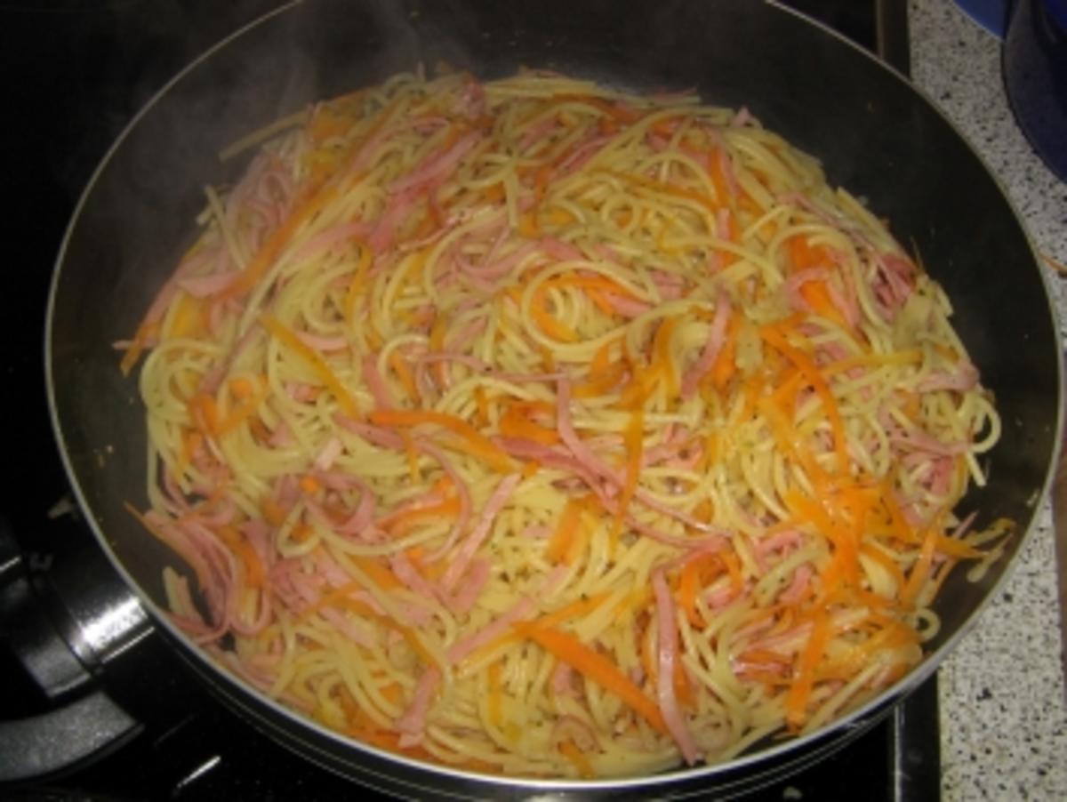 Spaghetti Tricolorie - Rezept
