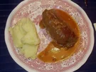 Rinderrouladen mit Kartoffelbrei - Rezept