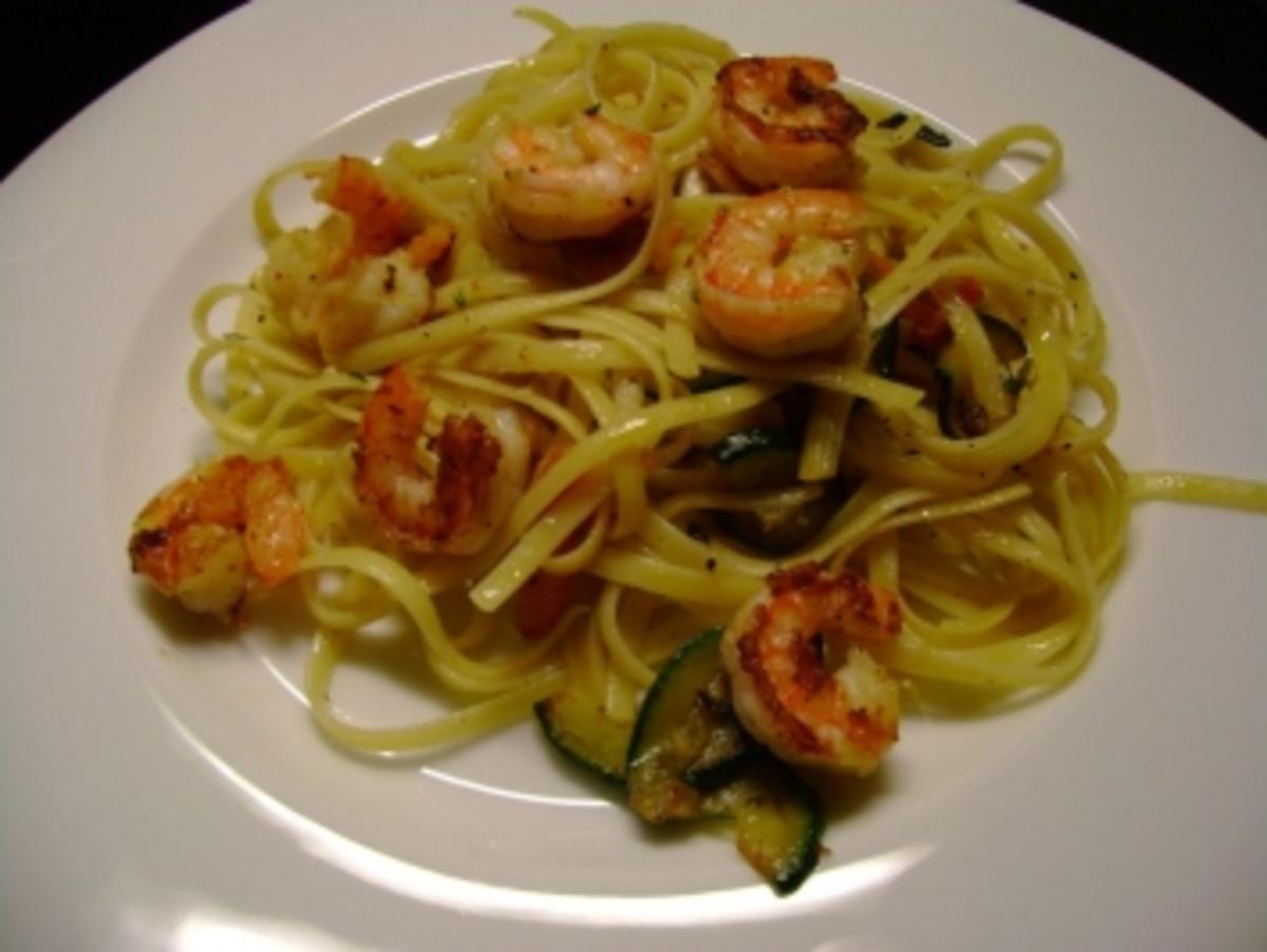 Pasta: Scampi Knoblauchnudeln... - Rezept - Bild Nr. 5