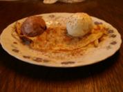Crepe mit karamellisiertem Apfel - Rezept