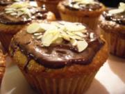 Muffins: Banane Schoko mit Nougatkern - Rezept