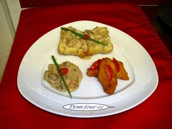 Champignons mit fritterten Möhren - Rezept