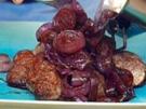 Schweinefilet mit roten Zwiebeln - Rezept