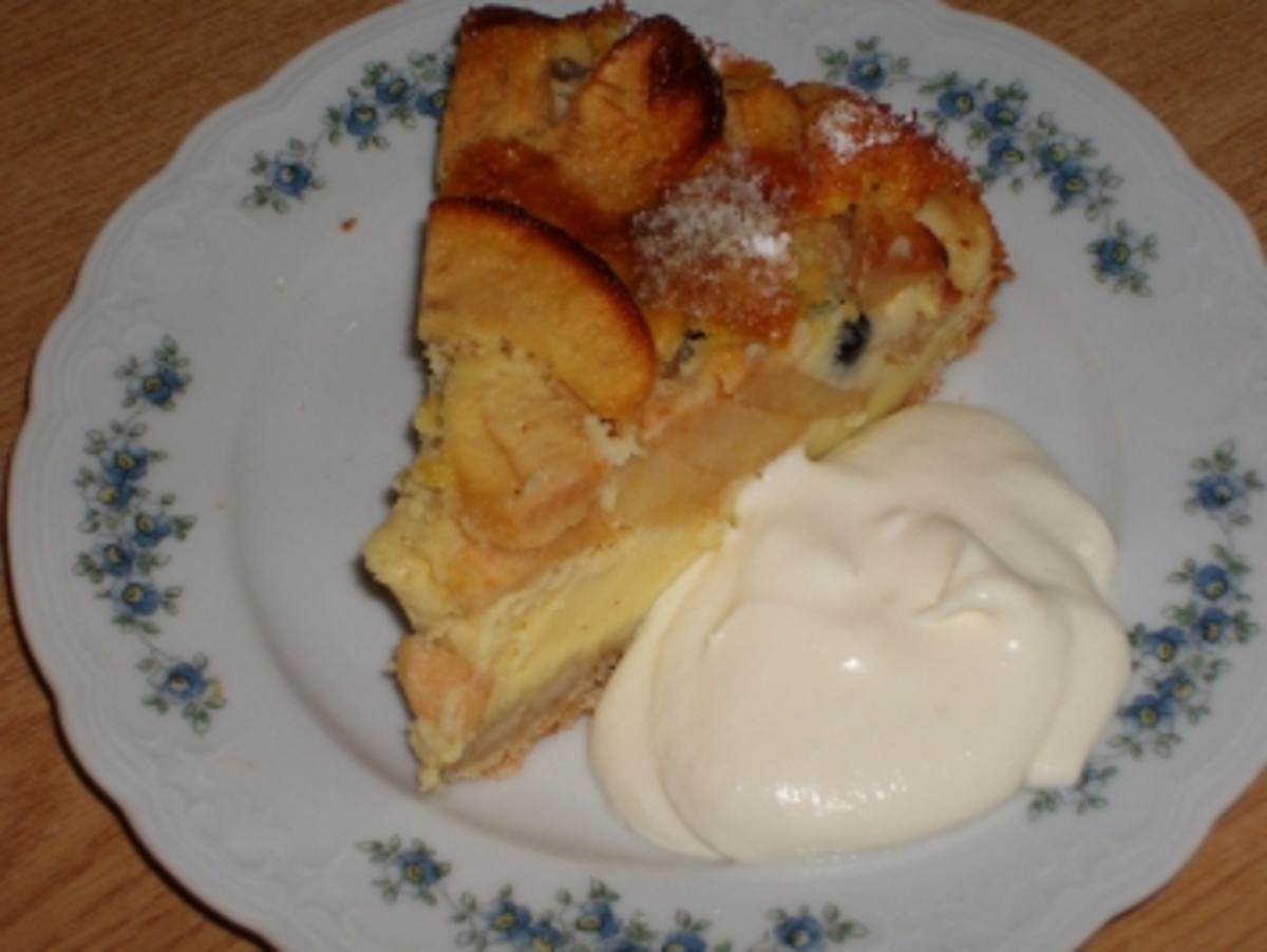 Bilder für Rahm-Apfelkuchen - Rezept