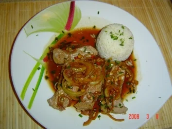 Rezept: Asiatisches "Scharfes Rind" Asiatisches "Scharfes Rind" - Rezept