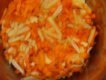 Rezept: EINTOPF : -INGWER MÖHRENTOPF- Bild Nr. 2 EINTOPF : -INGWER MÖHRENTOPF- - Rezept - Bild Nr. 2