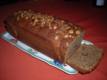 Nusskuchen -Große  Kastenform - Rezept