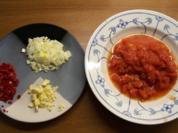 Spaghetti mit scharfer Salami-Soße - Rezept