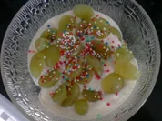 Rezept: Weintrauben in Maracuja-Joghurt Weintrauben in Maracuja-Joghurt - Rezept