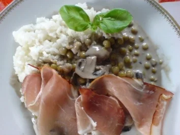 Champignons in Gorgonzola-Sahne - Rezept