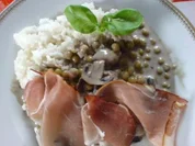 Champignons in Gorgonzola-Sahne - Rezept