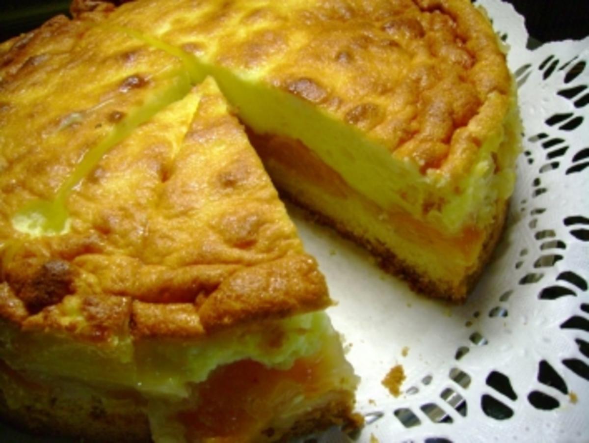 Kuchen: Aprikosen-Pfirsichkuchen - Rezept - Bild Nr. 2