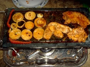 Rezept: Geflügel: Putenbraten auf heißem Stein Bild Nr. 2 Geflügel: Putenbraten auf heißem Stein - Rezept - Bild Nr. 2