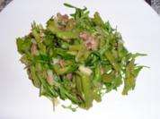 Bohnensalat mit Birnen und Speck - Rezept