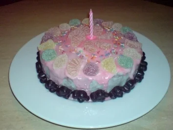 Orangen-Kinder-Geburtstagskuchen - Rezept - Bild Nr. 3