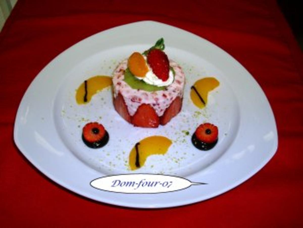 Erdbeer-Joghurt -Sahne -Dessert - Rezept