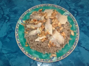 Reis mit Hack und Hähnchen, Totbi'a - Rezept