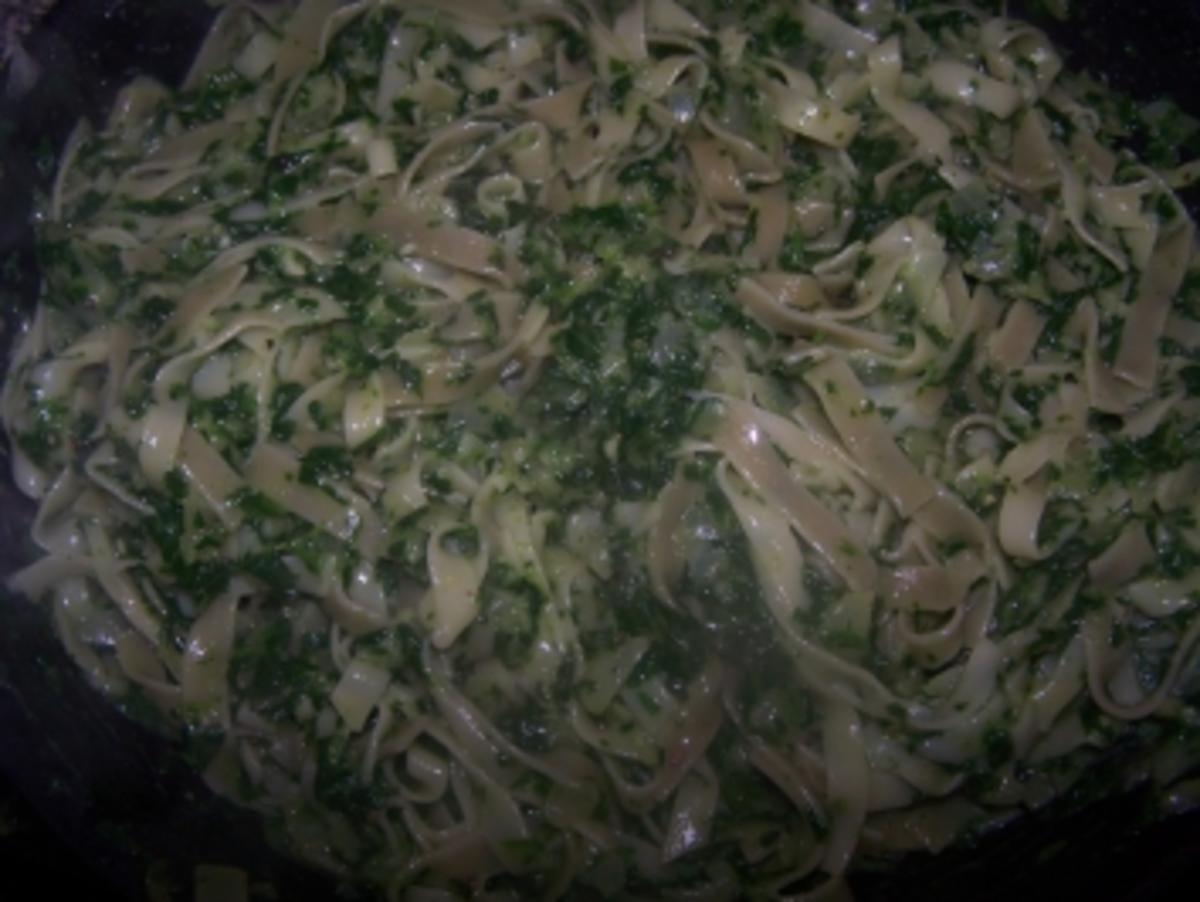 Spinatbandnudeln - Rezept