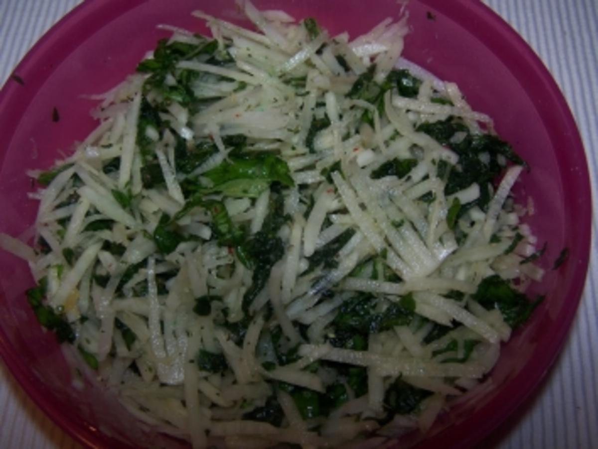 Spinat-Rettich-Salat - Rezept