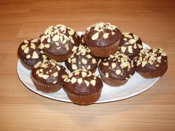 Bananen-Haselnuss-Muffins - Rezept