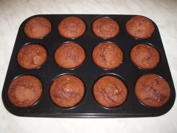 Bananen-Haselnuss-Muffins - Rezept