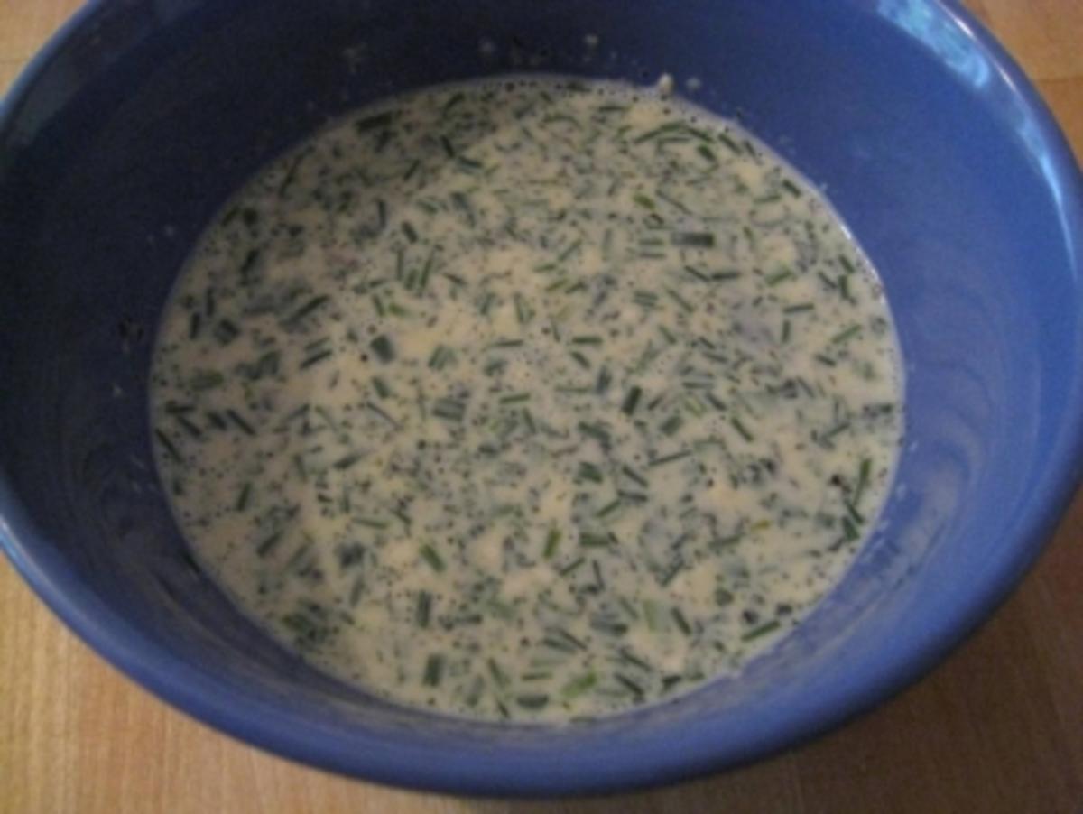 Kräuterpfannkuchen - Streifen  auch Celestine - Flädle - Fritaten genannt - Rezept