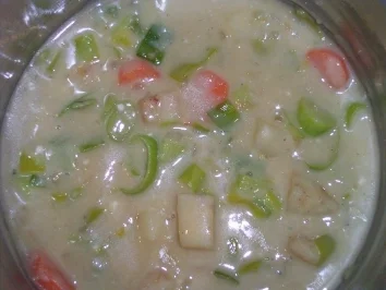 Lauch - Karotten - Sellerie Gemüse ganz einfach - Rezept