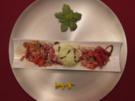 Basilikumeis mit Waldfrüchten - Rezept