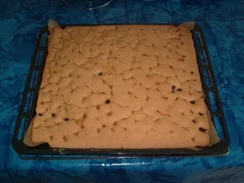 Blechkuchen mit Sauerkirschen - Rezept