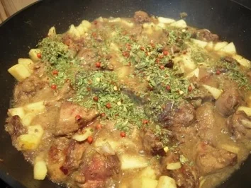 Rezept: Gebratene Putenleber mit Feldsalat und Bandnudeln Bild Nr. 5 Gebratene Putenleber mit Feldsalat und Bandnudeln - Rezept - Bild Nr. 5