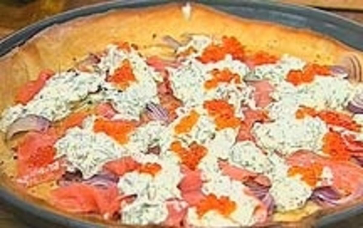 Räucherlachspizza - Rezept - Bild Nr. 9