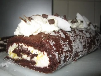 Rezept: Karibische Schoko-Kokos-Rolle Bild Nr. 7 Karibische Schoko-Kokos-Rolle - Rezept - Bild Nr. 7