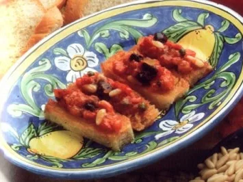 Rezept: antipasti crostini siziliani antipasti crostini siziliani - Rezept