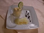 Marzipan-Mousse auf Prosecco-Äpfeln - Rezept