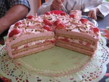 Erdbeer-Mascarpone-Torte - Rezept