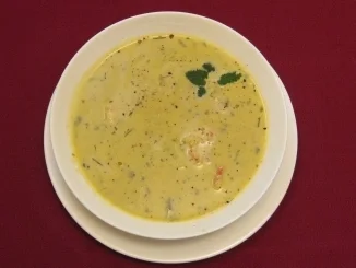 Sauerampfersüppchen mit Flusskrebsen - Rezept