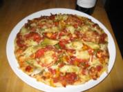 Pizza auf MEINE ART  2 Stück / saftig - Rezept