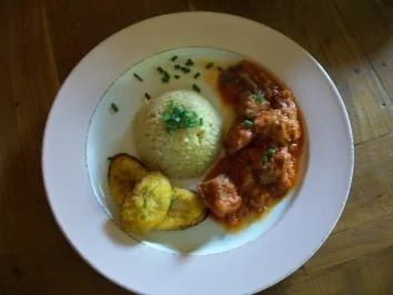 Stew from Nigeria    "very hot" - Rezept