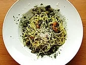 Rezept: Kräuterscampi mit Spaghetti Kräuterscampi mit Spaghetti - Rezept