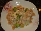 Lauchnudeln mit leckerer Käsesauce - Rezept