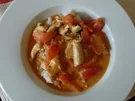 Rotes Hähnchencurry mit Tomaten - Rezept