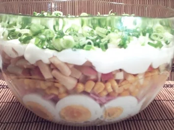 Schichtsalat - Rezept