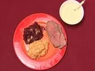 Roastbeef mit Kartoffelpüree und Rotkohl (Harry Schmidt) - Rezept