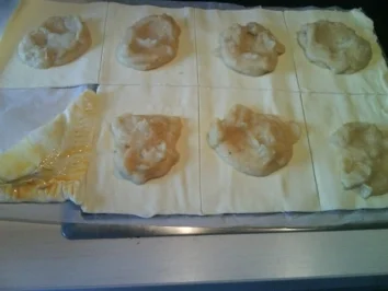 schnelle Apfeltaschen - Rezept