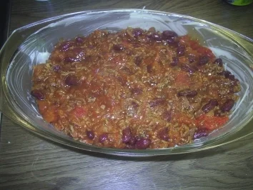 Rezept: Auflauf - Kartoffel-Auflauf "Chili con Carne" Bild Nr. 7 Auflauf - Kartoffel-Auflauf "Chili con Carne" - Rezept - Bild Nr. 7