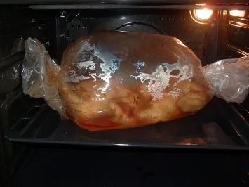 Hähnchen im Bratschlauch mit Curry-Reis - Rezept - Bild Nr. 3