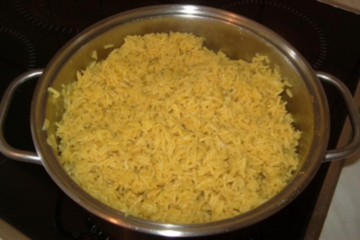 Hähnchen im Bratschlauch mit Curry-Reis - Rezept - Bild Nr. 4