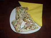 Sauerrahm - Toast mit Schinken - Rezept