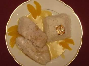 Zanderfilet mit Orangen-Meerrettich-Soße (Geheimnis der kleinen Meerjungfrau) - Rezept