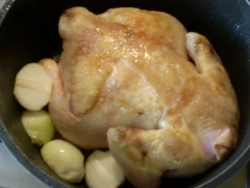 Poulet chasseur - Flambiertes Hähnchen - Rezept - Bild Nr. 3